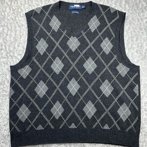 Vintage Polo‎ Golf Ralph Lauren Vest Mens XL Grey